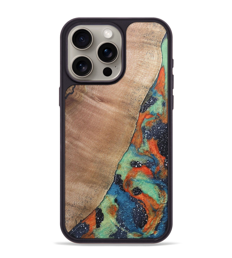iPhone 15 Pro Max Wood+Resin Phone Case - Camden (Cosmos, 686751)