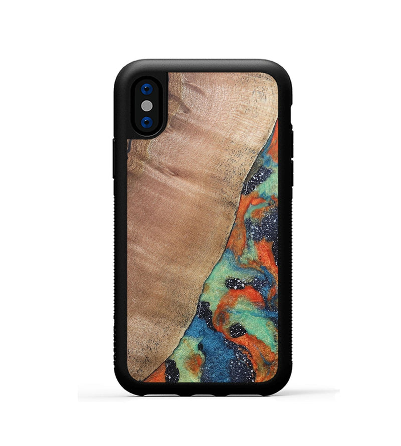 iPhone Xs Wood+Resin Phone Case - Camden (Cosmos, 686751)