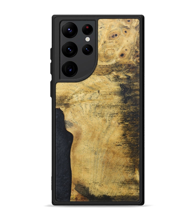 Galaxy S22 Ultra Wood+Resin Phone Case - Carole (Wood Burl, 686826)