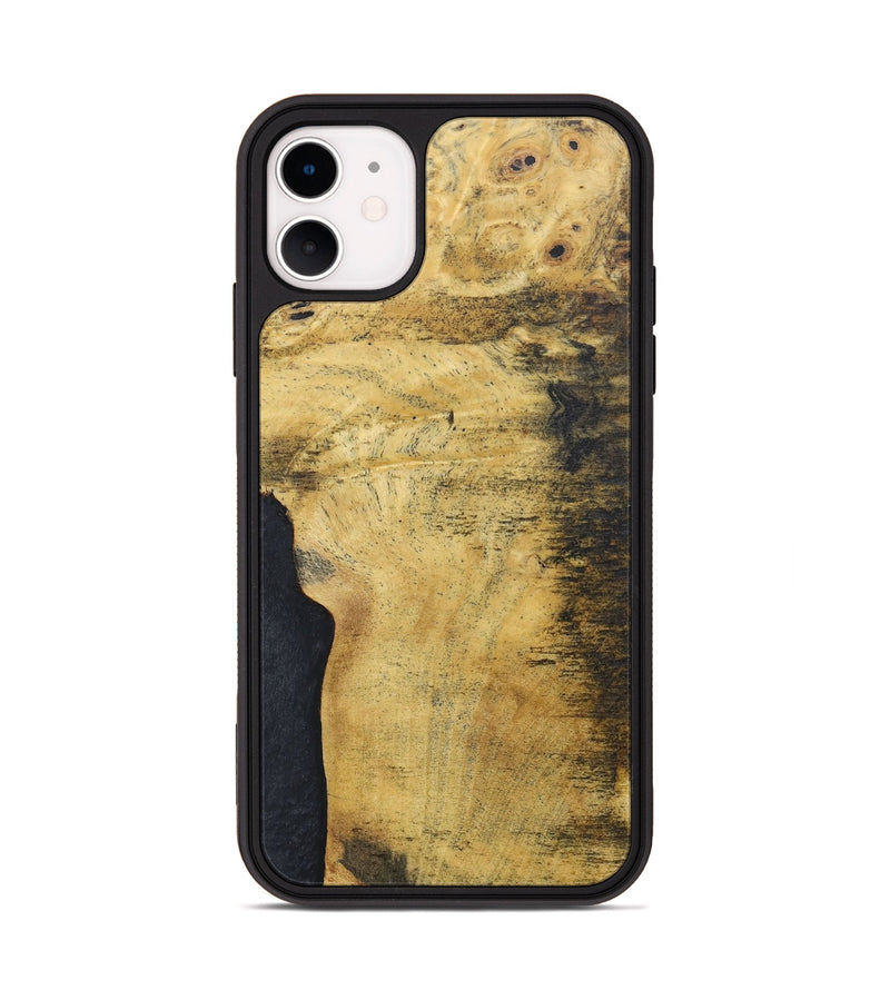 iPhone 11 Wood+Resin Phone Case - Carole (Wood Burl, 686826)