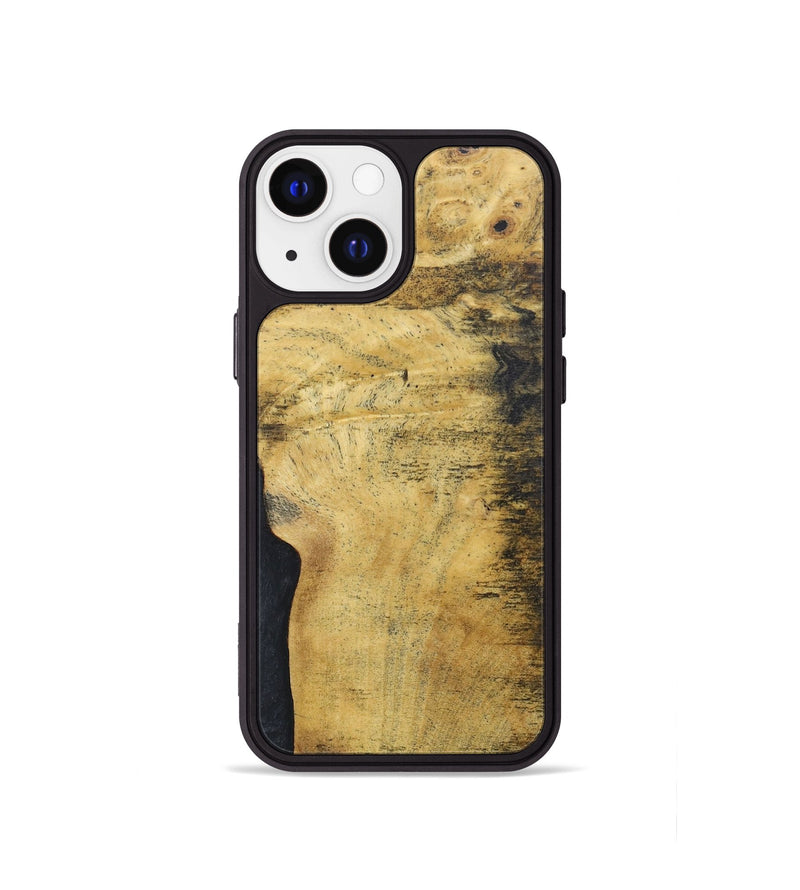 iPhone 13 mini Wood+Resin Phone Case - Carole (Wood Burl, 686826)