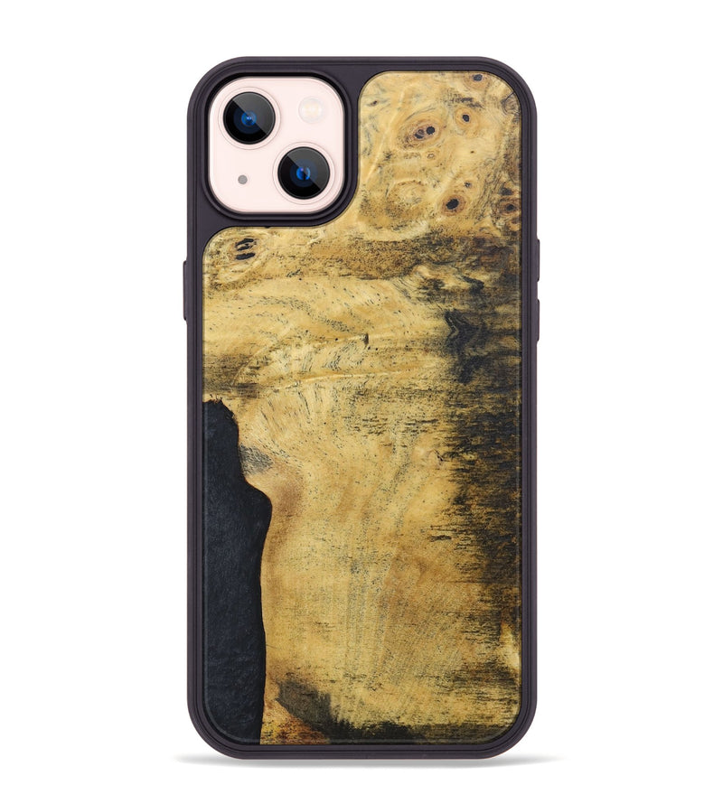 iPhone 14 Plus Wood+Resin Phone Case - Carole (Wood Burl, 686826)