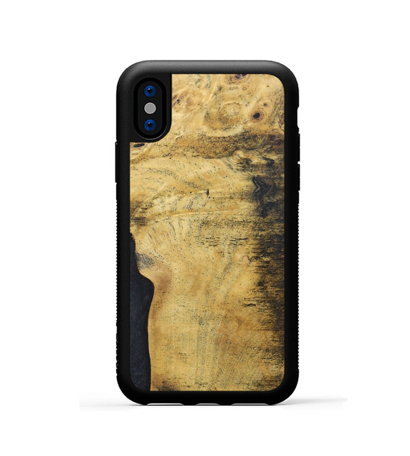 iPhone Xs Wood+Resin Phone Case - Carole (Wood Burl, 686826)