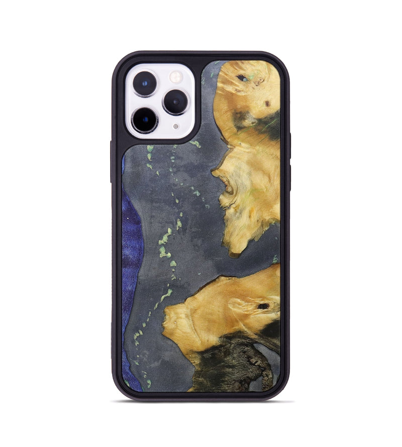 iPhone 11 Pro Wood+Resin Phone Case - Marianne (Mosaic, 686869)
