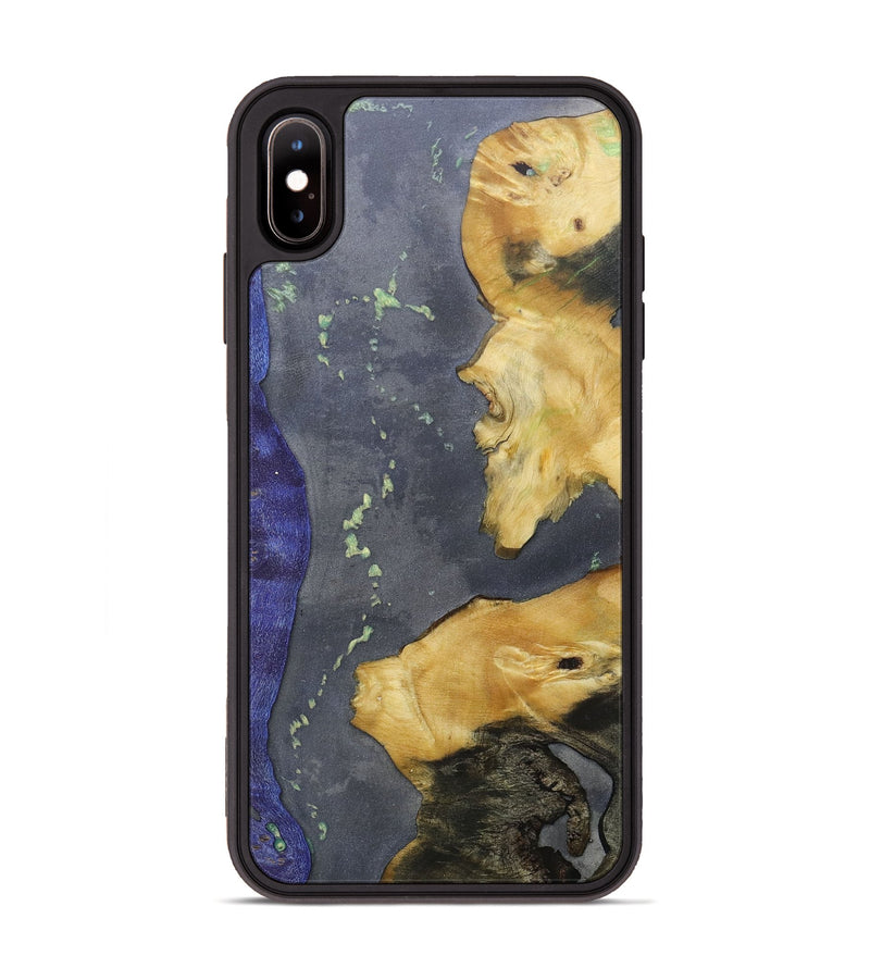 iPhone Xs Max Wood+Resin Phone Case - Marianne (Mosaic, 686869)