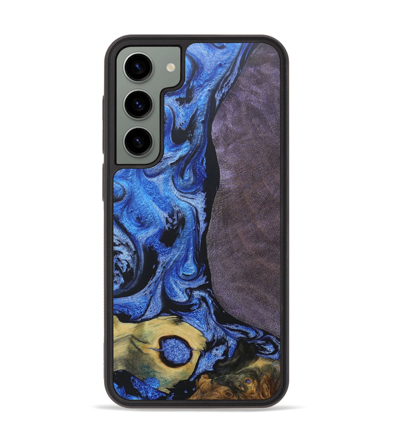 Galaxy S23 Plus Wood+Resin Phone Case - Lacy (Mosaic, 686871)