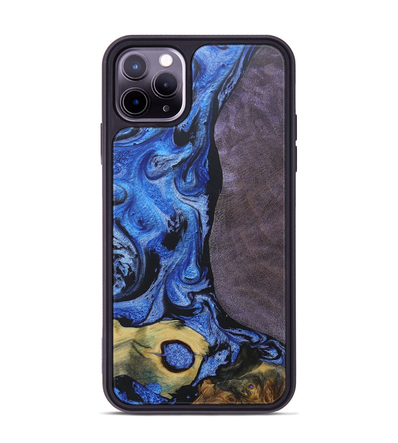 iPhone 11 Pro Max Wood+Resin Phone Case - Lacy (Mosaic, 686871)