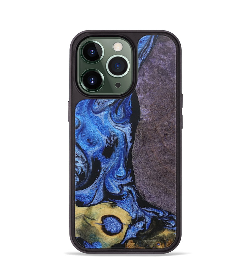iPhone 13 Pro Wood+Resin Phone Case - Lacy (Mosaic, 686871)