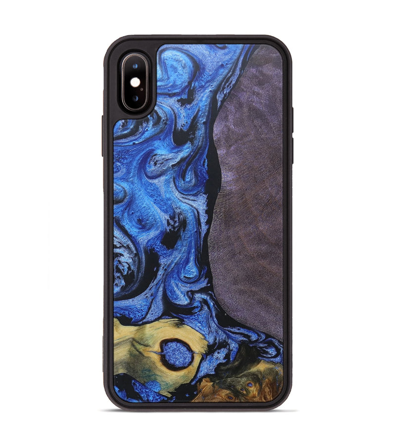 iPhone Xs Max Wood+Resin Phone Case - Lacy (Mosaic, 686871)