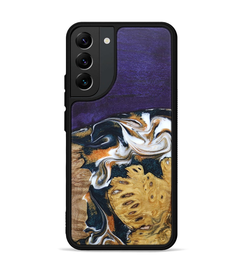 Galaxy S22 Plus Wood+Resin Phone Case - Cora (Mosaic, 686888)