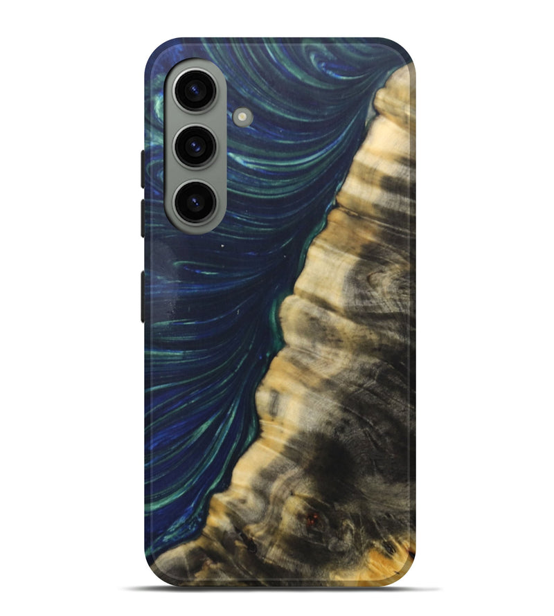 Galaxy S24 Plus Wood+Resin Live Edge Phone Case - Sydney (Green, 686997)