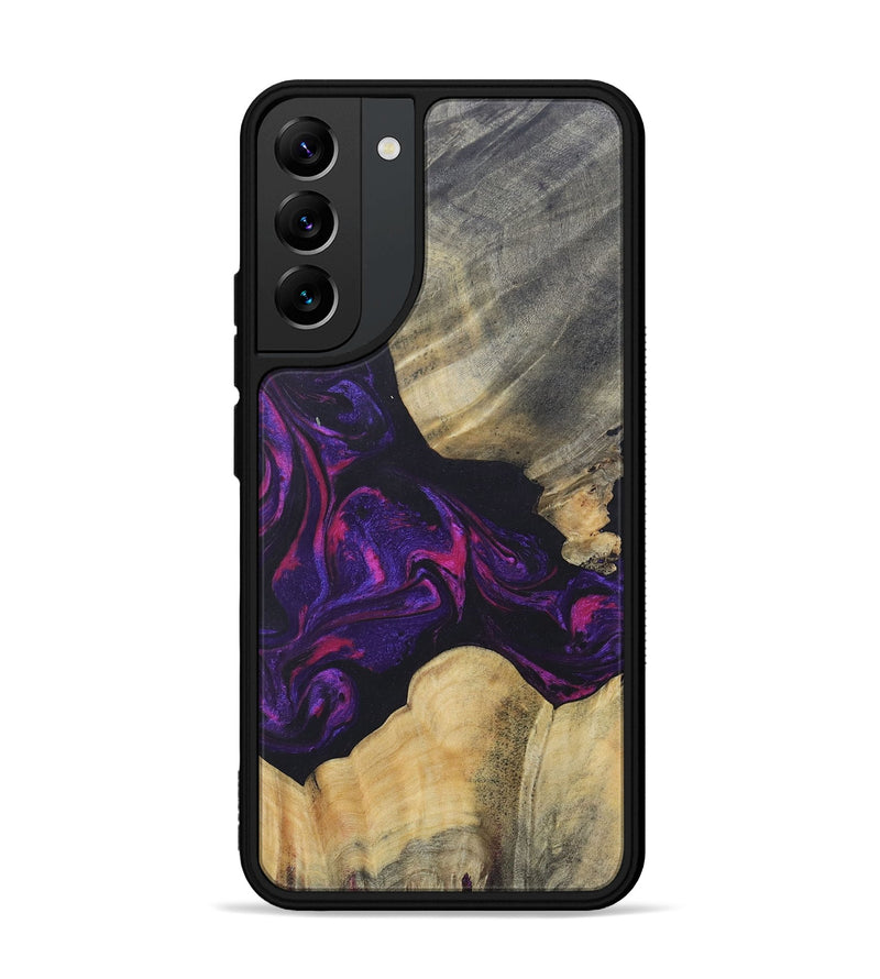 Galaxy S22 Plus Wood+Resin Phone Case - Ariel (Purple, 687139)