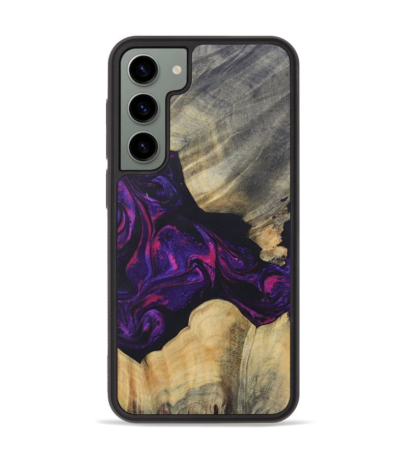 Galaxy S23 Plus Wood+Resin Phone Case - Ariel (Purple, 687139)