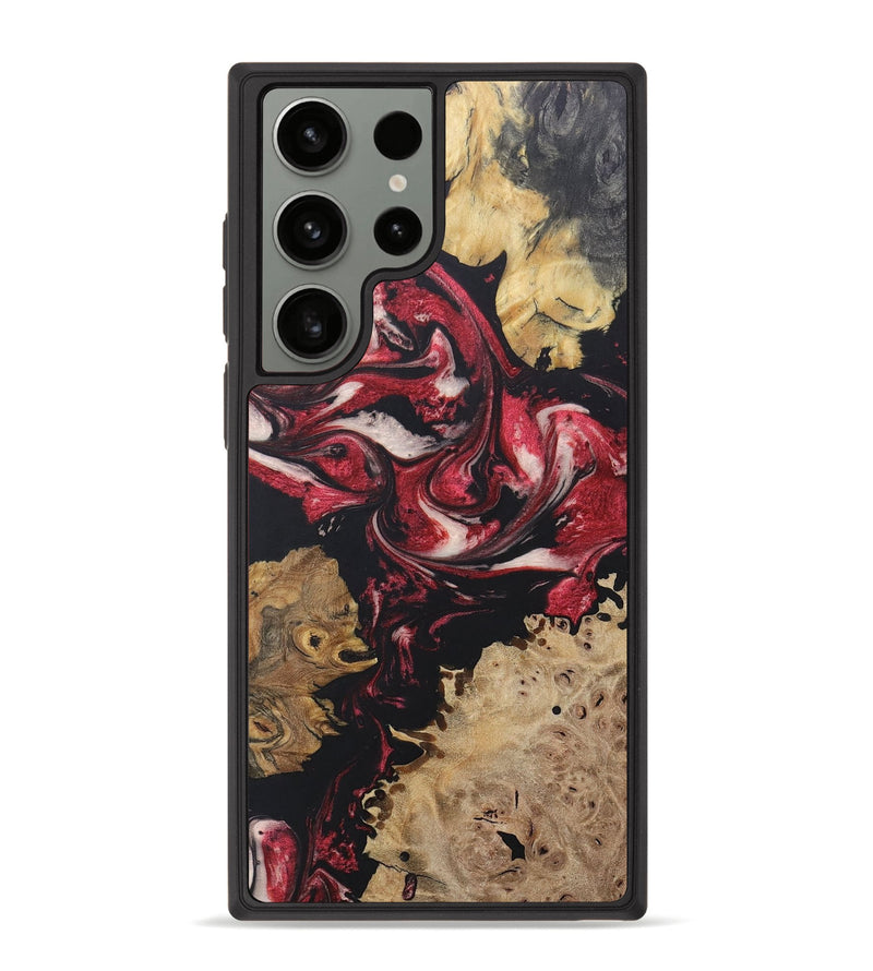Galaxy S23 Ultra Wood+Resin Phone Case - Olga (Mosaic, 687164)