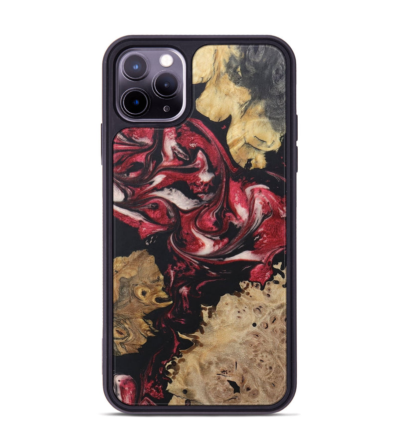 iPhone 11 Pro Max Wood+Resin Phone Case - Olga (Mosaic, 687164)