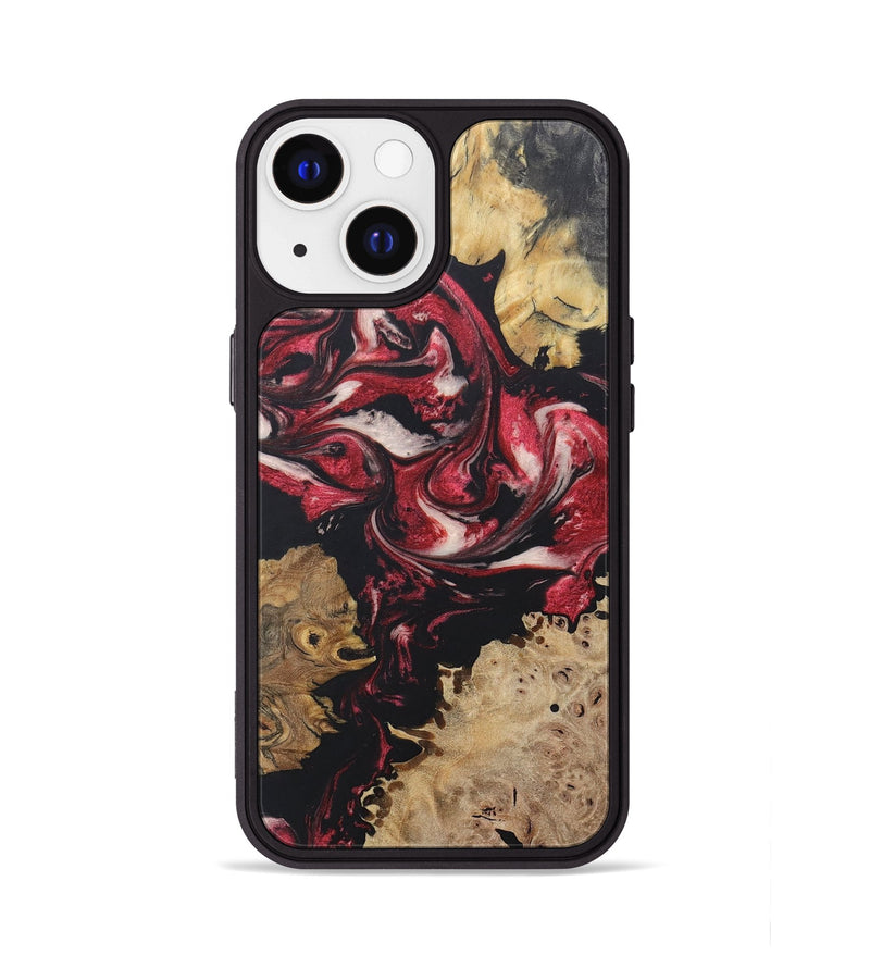 iPhone 13 Wood+Resin Phone Case - Olga (Mosaic, 687164)