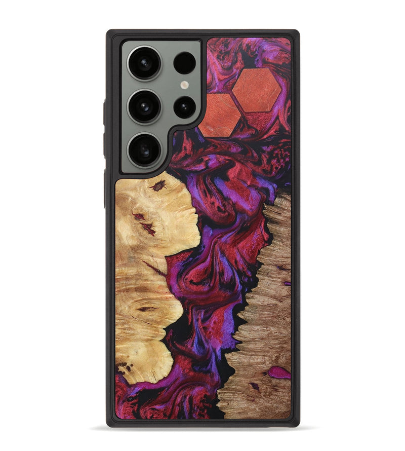 Galaxy S23 Ultra Wood+Resin Phone Case - Roderick (Mosaic, 687173)