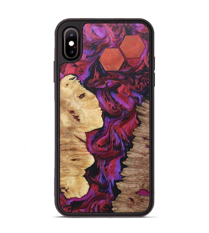 iPhone Xs Max Wood+Resin Phone Case - Roderick (Mosaic, 687173)