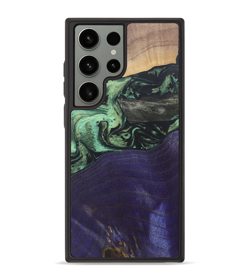 Galaxy S23 Ultra Wood+Resin Phone Case - Walker (Mosaic, 687177)