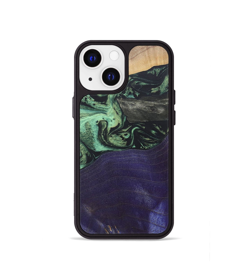 iPhone 13 mini Wood+Resin Phone Case - Walker (Mosaic, 687177)