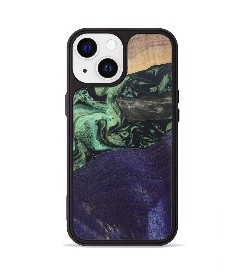 iPhone 13 Wood+Resin Phone Case - Walker (Mosaic, 687177)