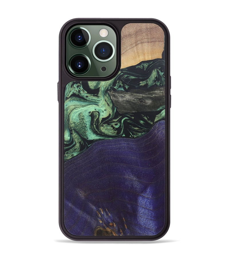 iPhone 13 Pro Max Wood+Resin Phone Case - Walker (Mosaic, 687177)