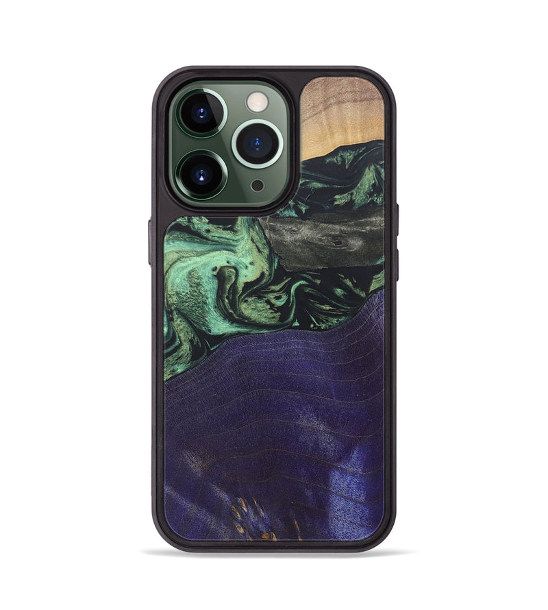 iPhone 13 Pro Wood+Resin Phone Case - Walker (Mosaic, 687177)