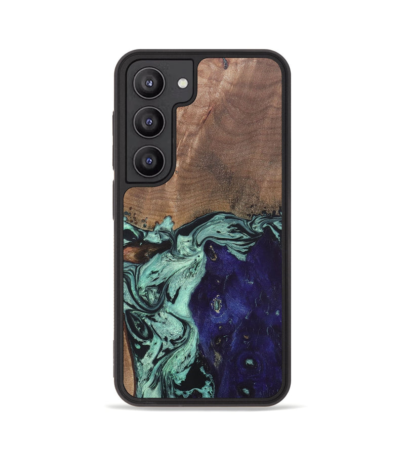 Galaxy S23 Wood+Resin Phone Case - Pat (Mosaic, 687191)
