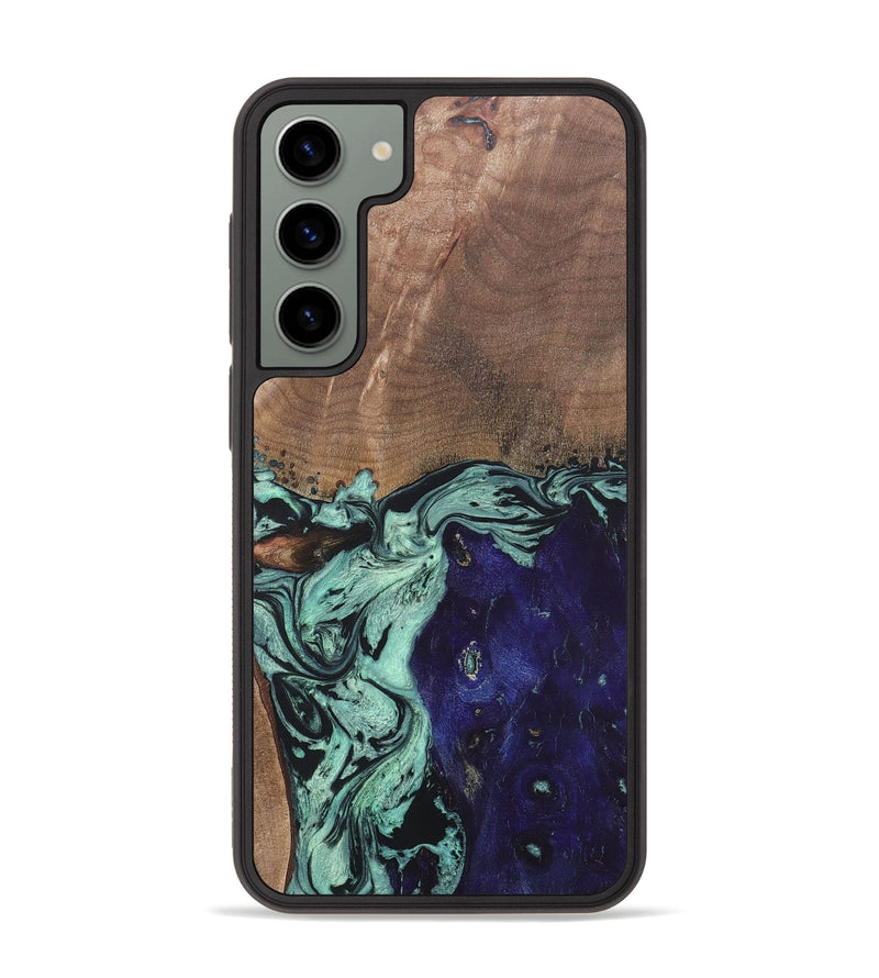 Galaxy S23 Plus Wood+Resin Phone Case - Pat (Mosaic, 687191)