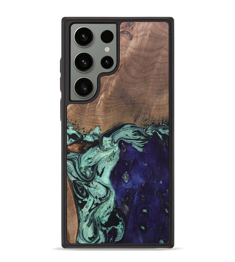 Galaxy S23 Ultra Wood+Resin Phone Case - Pat (Mosaic, 687191)