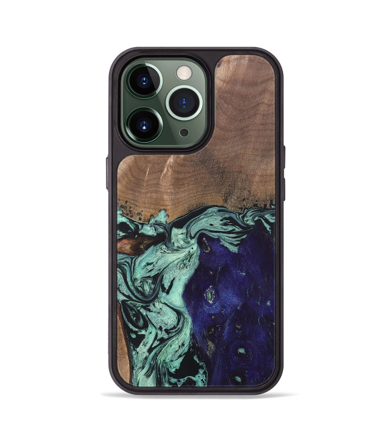 iPhone 13 Pro Wood+Resin Phone Case - Pat (Mosaic, 687191)