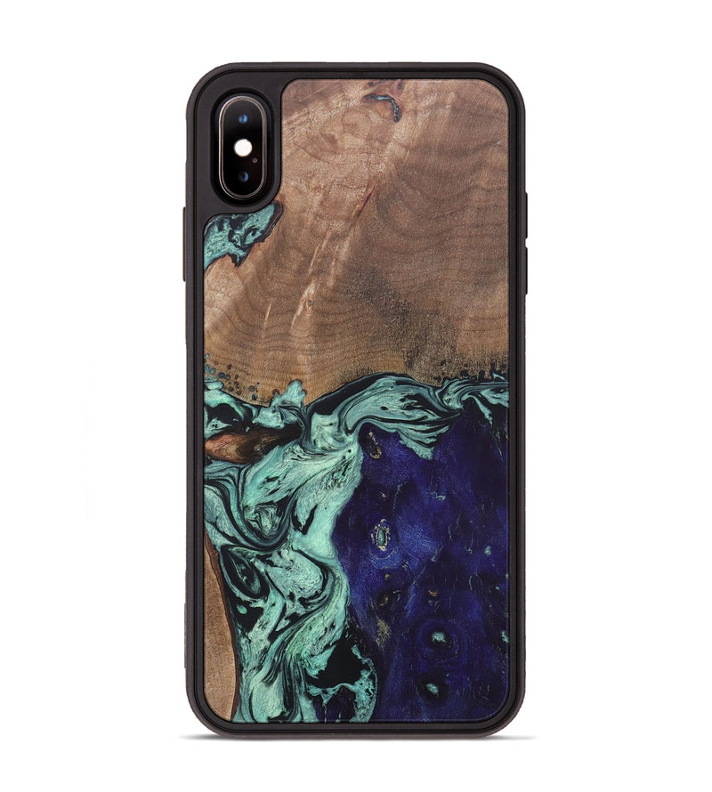 iPhone Xs Max Wood+Resin Phone Case - Pat (Mosaic, 687191)