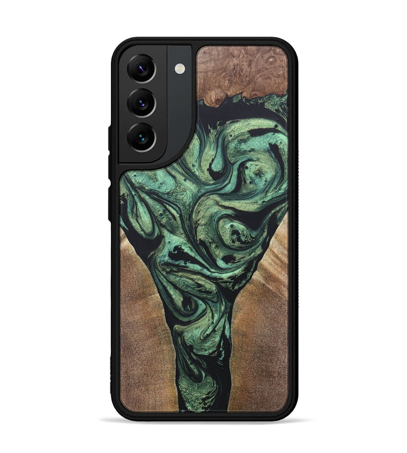 Galaxy S22 Plus Wood+Resin Phone Case - Leonard (Mosaic, 687195)