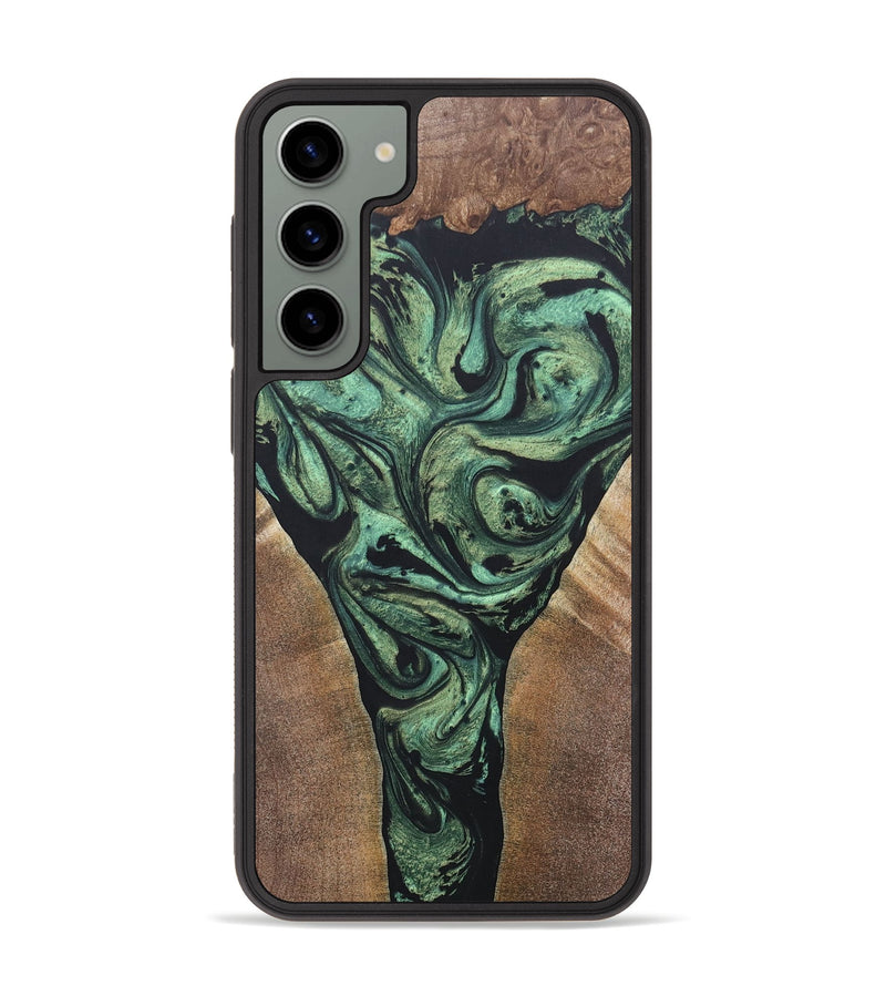 Galaxy S23 Plus Wood+Resin Phone Case - Leonard (Mosaic, 687195)