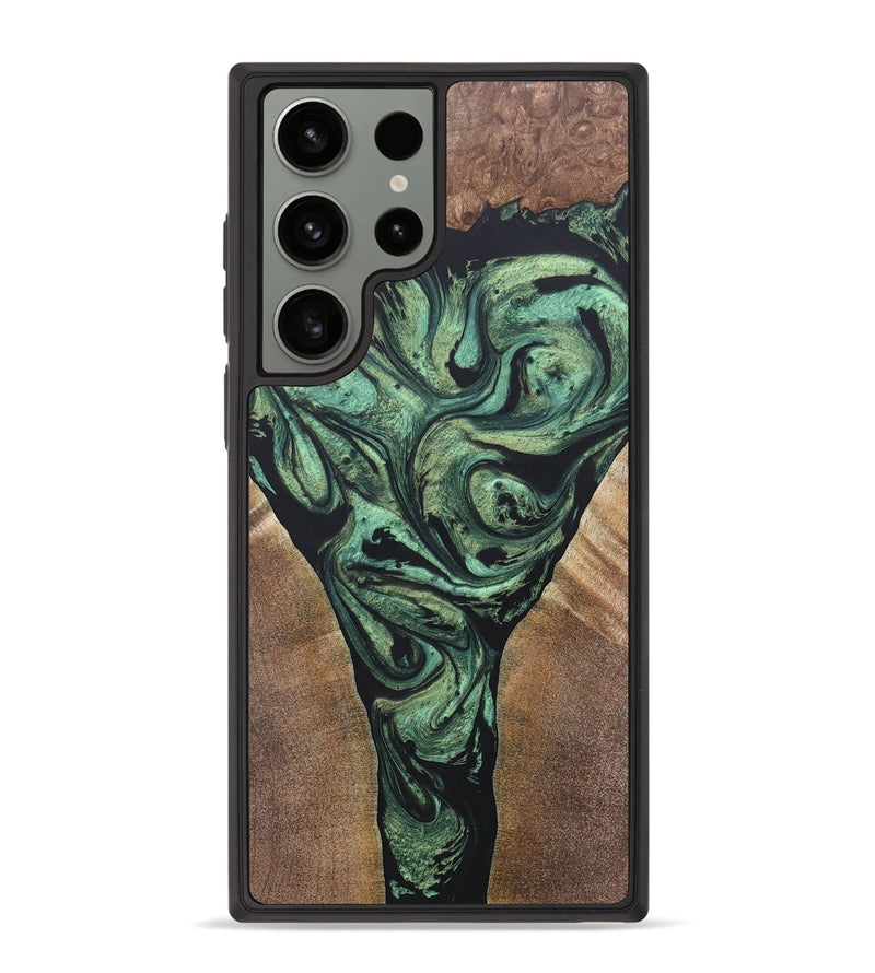 Galaxy S23 Ultra Wood+Resin Phone Case - Leonard (Mosaic, 687195)