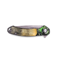 EDC Wood+Resin Pocket Knife - Tanner (Green, 687268)