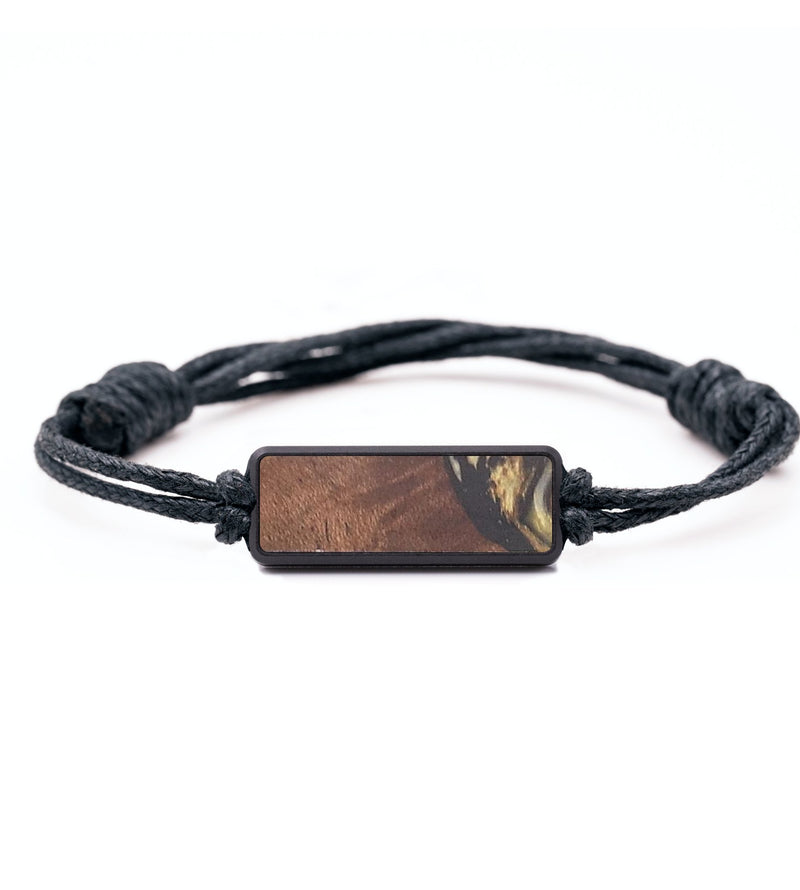 Classic Wood+Resin Bracelet - Micah (Pure Black, 687471)