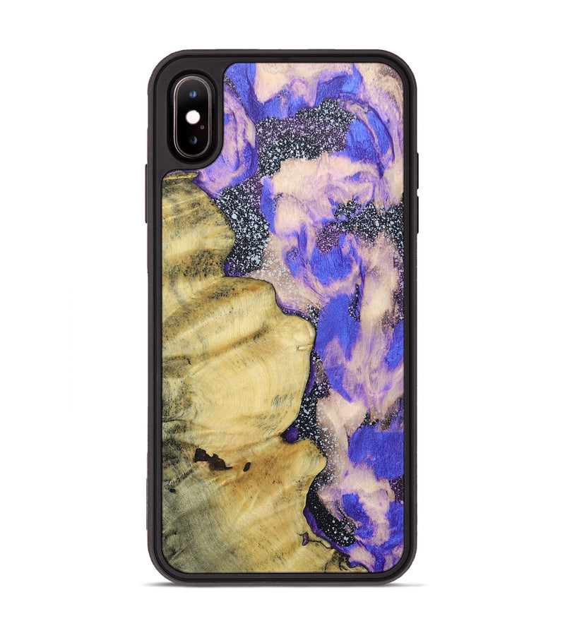 iPhone Xs Max Wood+Resin Phone Case - Latasha (Cosmos, 687554)