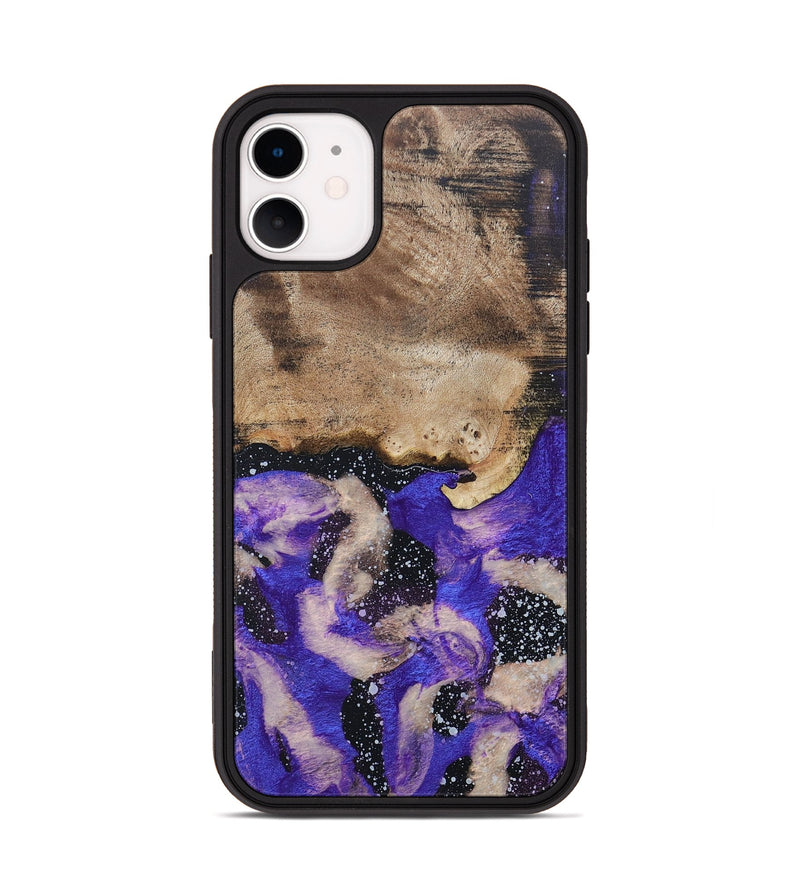iPhone 11 Wood+Resin Phone Case - Terrence (Cosmos, 687560)
