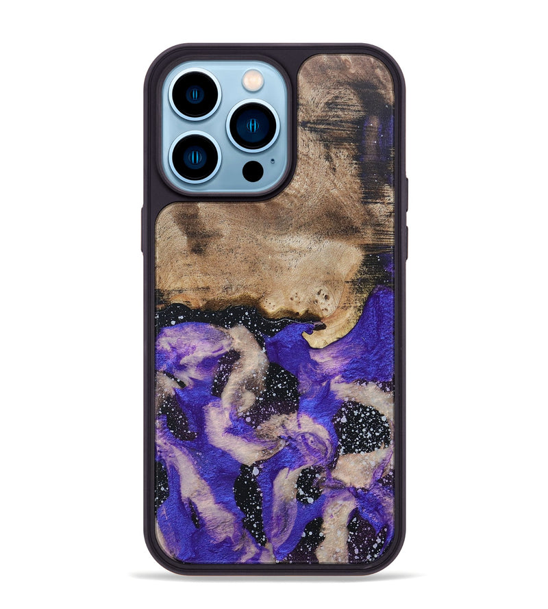 iPhone 14 Pro Max Wood+Resin Phone Case - Terrence (Cosmos, 687560)