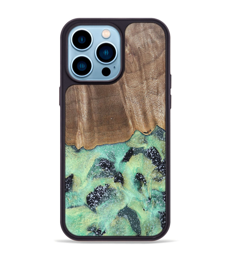 iPhone 14 Pro Max Wood+Resin Phone Case - Dillon (Cosmos, 687592)