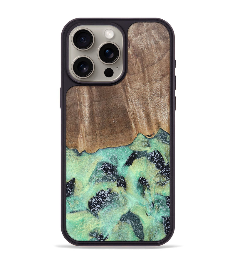iPhone 15 Pro Max Wood+Resin Phone Case - Dillon (Cosmos, 687592)