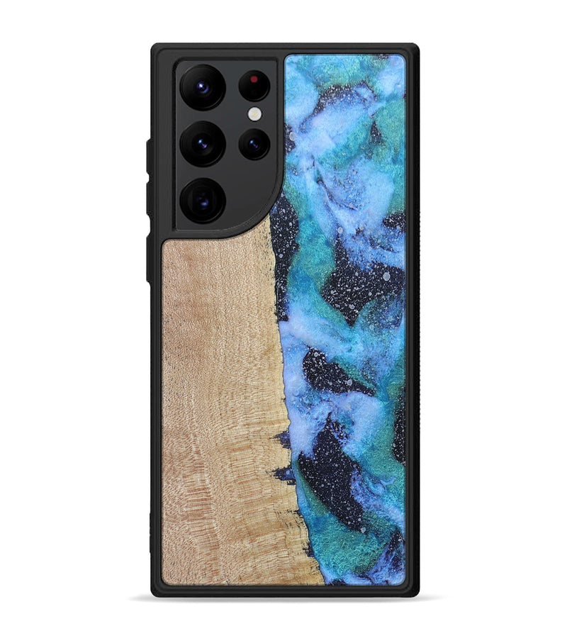 Galaxy S22 Ultra Wood+Resin Phone Case - Cyrus (Cosmos, 687603)