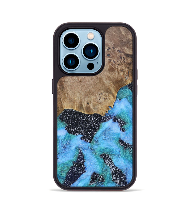 iPhone 14 Pro Wood+Resin Phone Case - John (Cosmos, 687610)