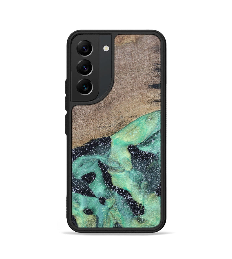 Galaxy S22 Wood+Resin Phone Case - Tevin (Cosmos, 687616)