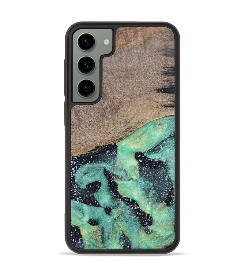 Galaxy S23 Plus Wood+Resin Phone Case - Tevin (Cosmos, 687616)