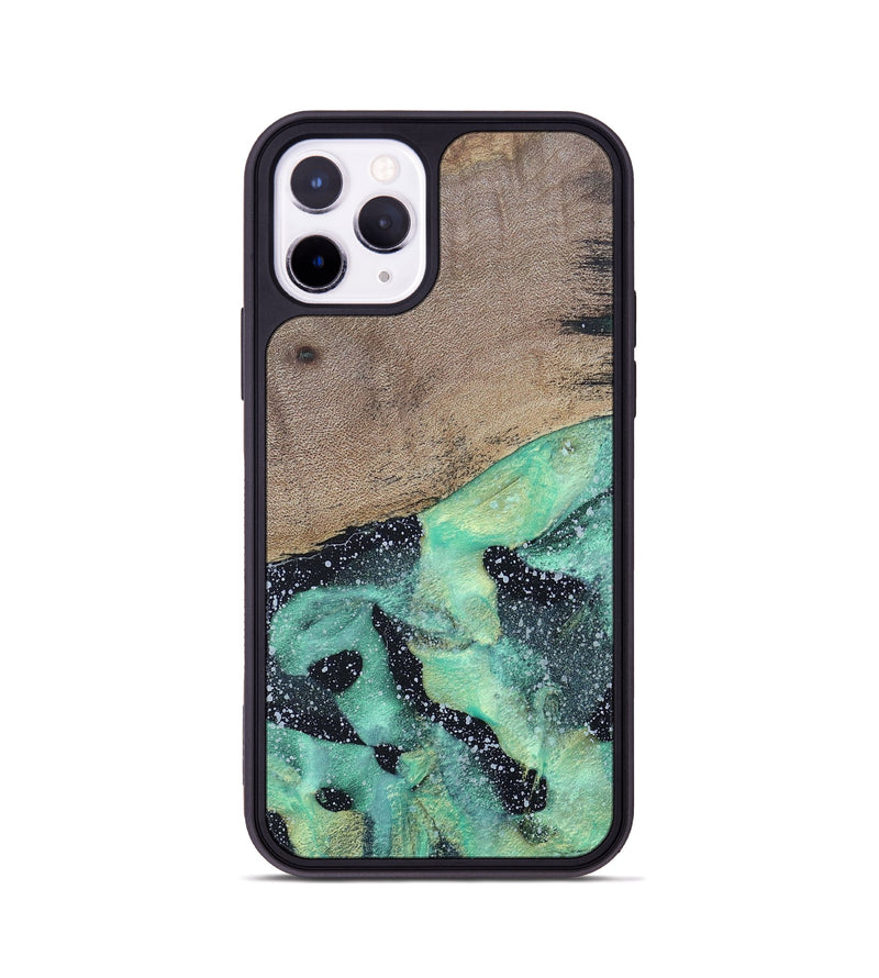 iPhone 11 Pro Wood+Resin Phone Case - Tevin (Cosmos, 687616)