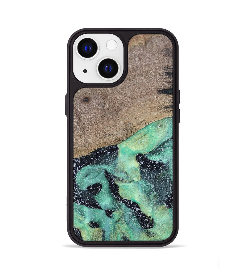 iPhone 13 Wood+Resin Phone Case - Tevin (Cosmos, 687616)