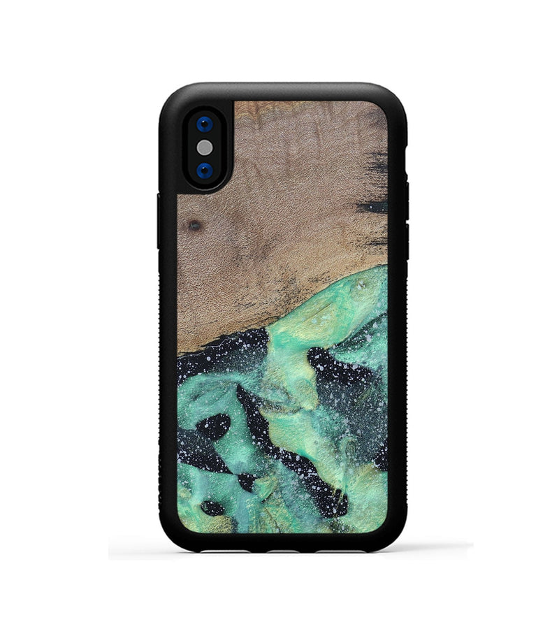 iPhone Xs Wood+Resin Phone Case - Tevin (Cosmos, 687616)