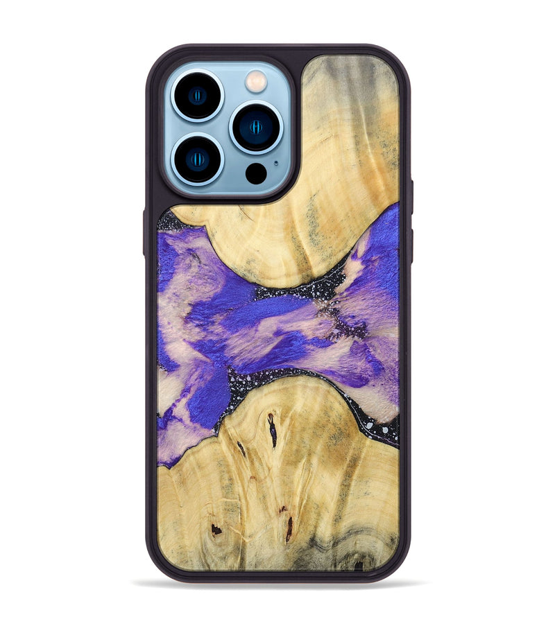iPhone 14 Pro Max Wood+Resin Phone Case - Douglas (Cosmos, 687647)